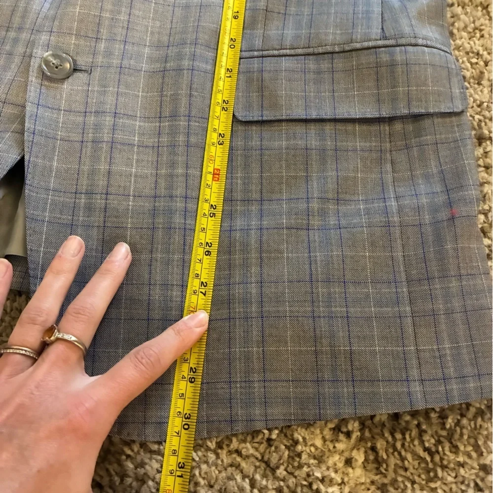 Purveyors of Fine Menswear Custom Men’s Blazer Loro Piana Superfine Wool Plaid